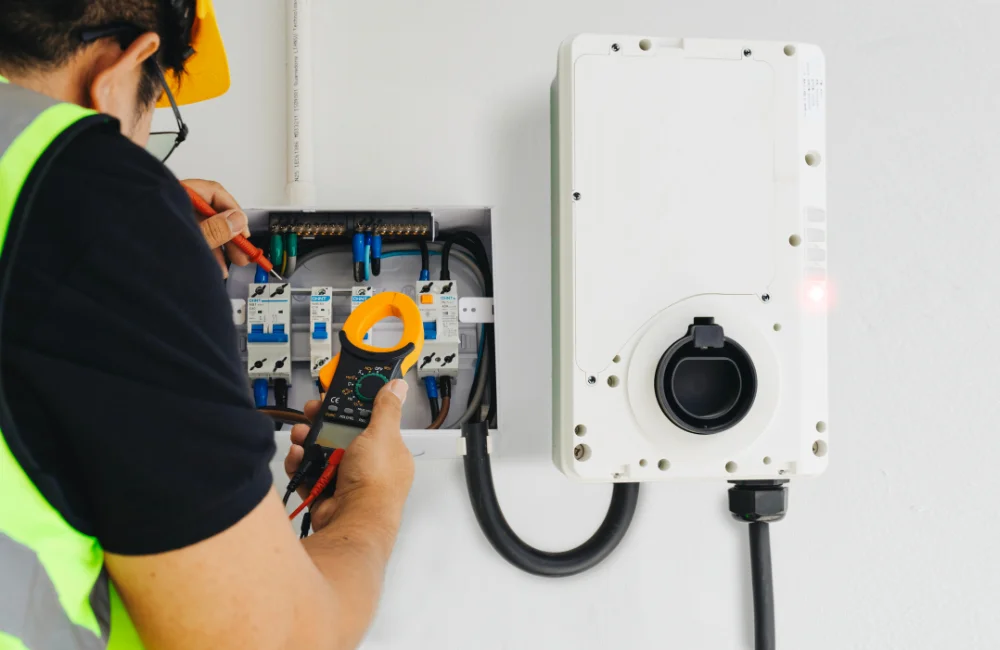 ติดตั้งที่ชาร์จรถไฟฟ้าที่บ้าน ราคาเท่าไหร่