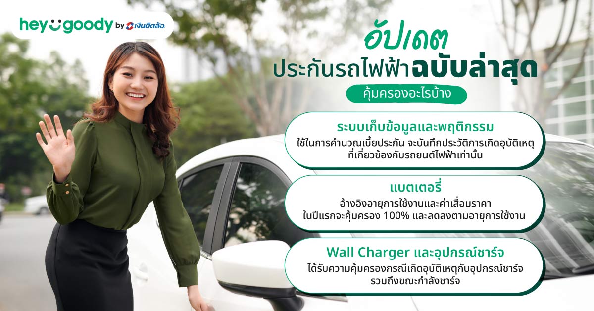 อัปเดตประกันรถไฟฟ้าฉบับล่าสุดมีอะไรบ้าง