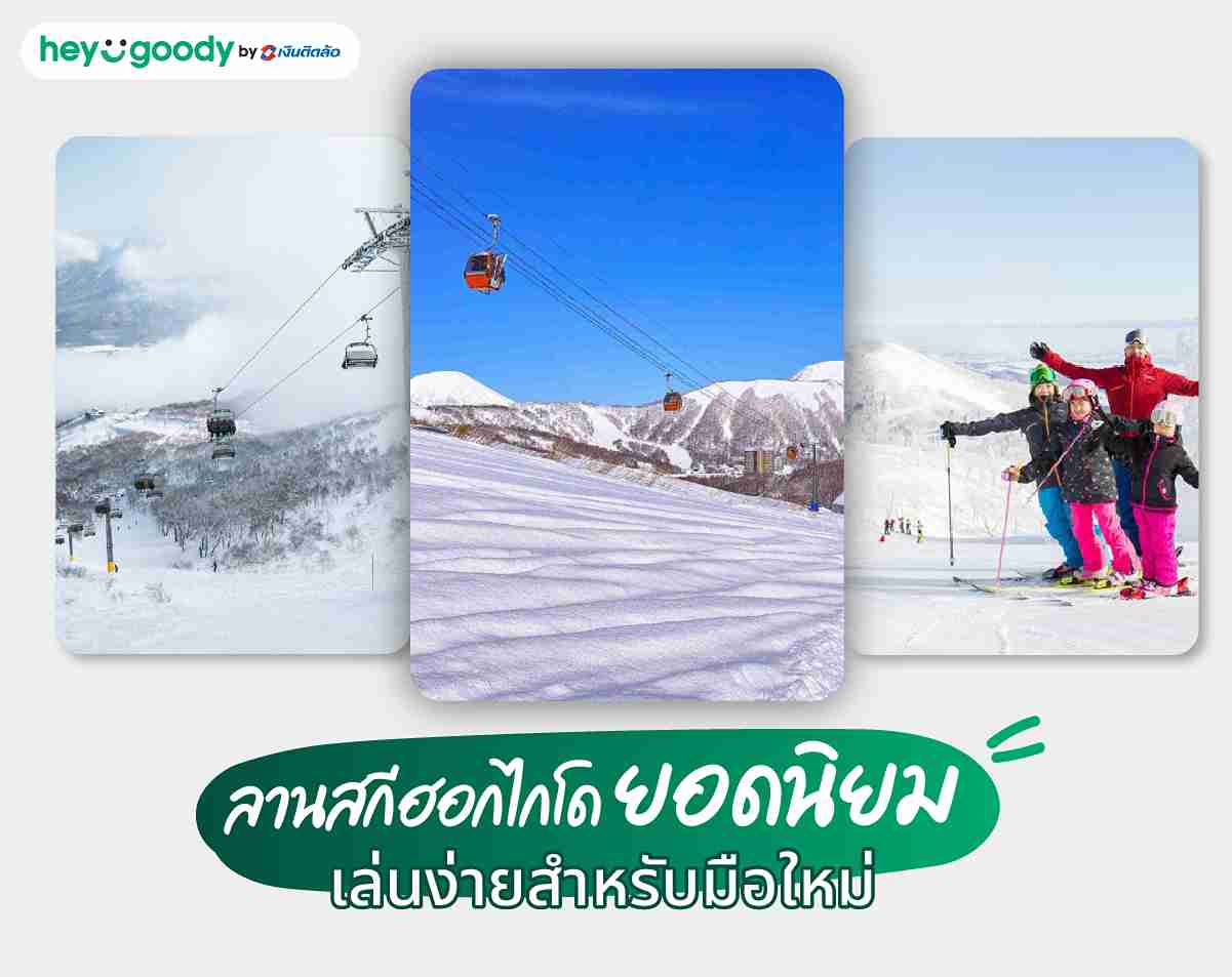 ลานสกีฮอกไกโดยอดนิยม เล่นง่ายสำหรับมือใหม่