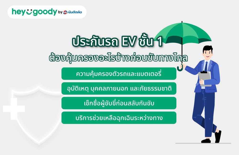 ประกันรถ EV ชั้น 1 ต้องคุ้มครองอะไรบ้างก่อนขับทางไกล